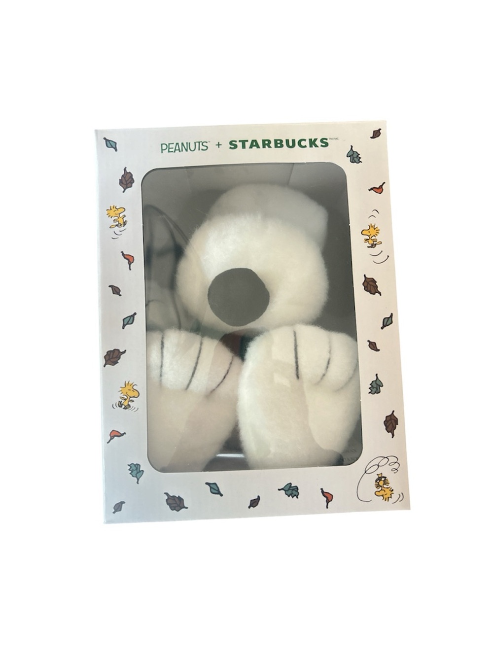 Starbucks Peanuts Plush Toy - White Snoopy Collectible